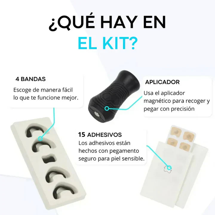 Dilatador Nasal Lume® – Tiras Nasales Magnéticas (4 niveles)