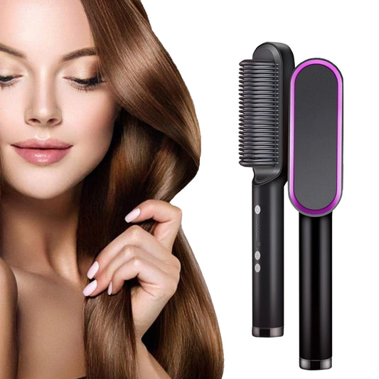 LumeHair Pro - Cepillo Alisador Eléctrico