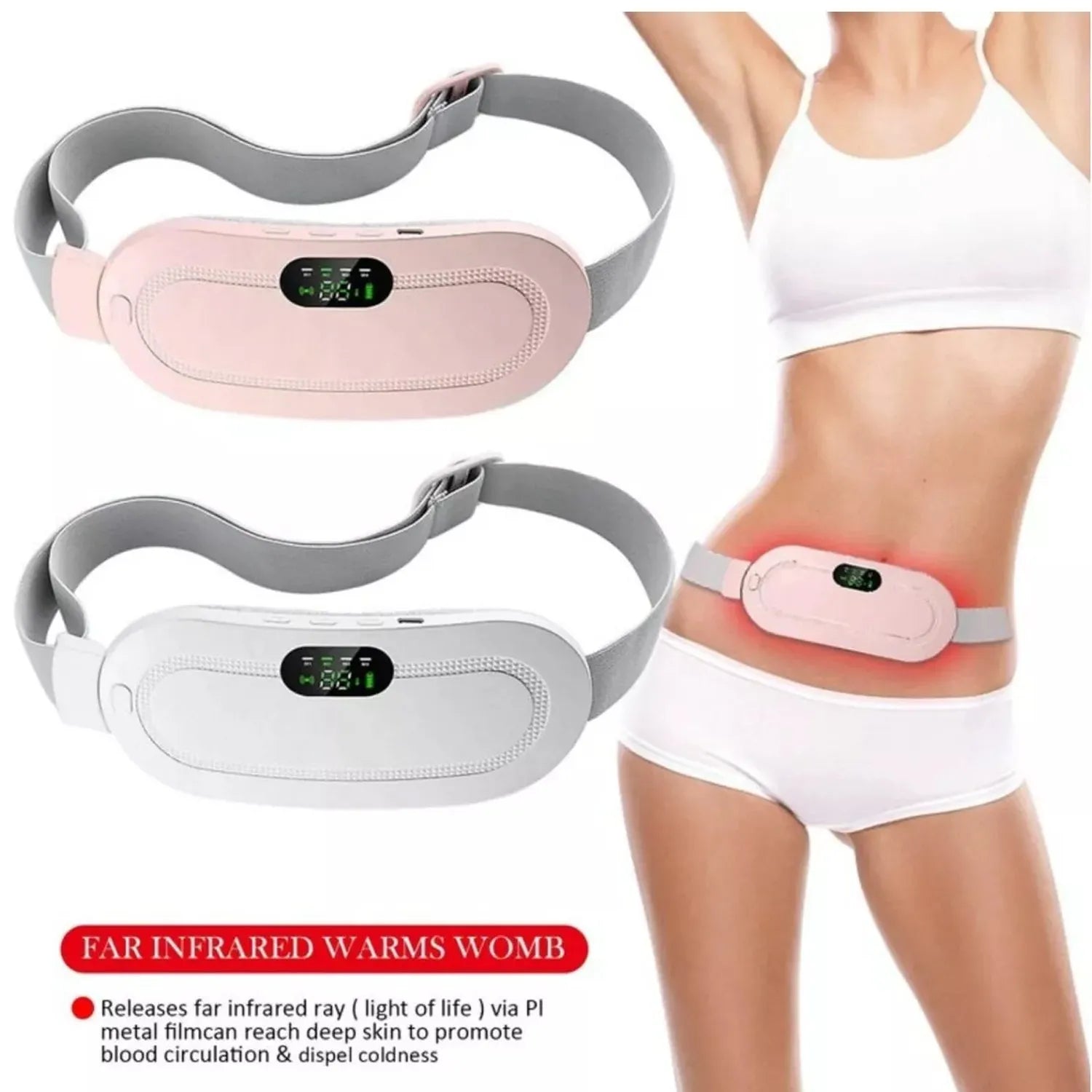 BeltRelief® - Masajeador Térmico Menstrual