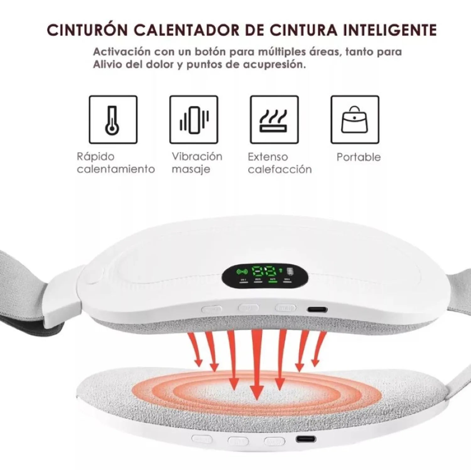BeltRelief® - Masajeador Térmico Menstrual